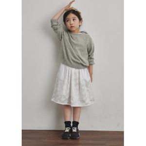 [백화점][빈] [빈HP] 여아 (BA52SK01WT) 화이트 자수패턴 미디 스커트 PG BA52SK01WT