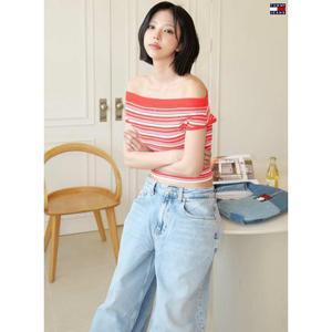 [백화점][타미진스]여성 찰리 와이트핏 데님팬츠 T32G0NEW40TWT1-B