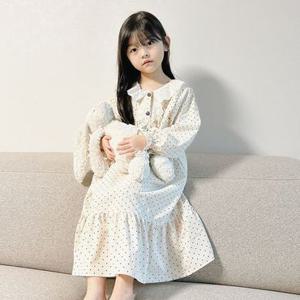 [토토와모모]여아 원피스 잠옷 어린이 공주 파자마 유아 아동 라라D(원피스)