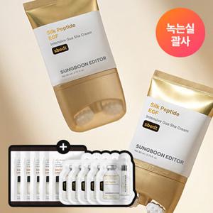 성분에디터 [1+ 1] 실크펩타이드 EGF 괄사 넥 크림 80ml(+앰플 2ml5개 + 크림2ml5개)
