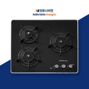 경동나비엔 정품 GRB-6303 빌트인 매립형 도시가스 LNG LPG 3구 가스레인지 쿡탑