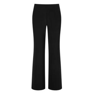헤지스 골프 여성 26FW ONLINE EXCLUSIVE 블랙 여성 밍크 기모 밴딩 부츠컷 팬츠 HWPA6D903BK