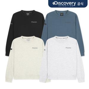 [디스커버리] 키즈 에센셜 스몰로고 긴팔티셔츠 4종 택1 DKRL11054-SET