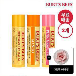 버츠비 [3개] 모이스춰라이징 립밤 (11종 택1)+사은품