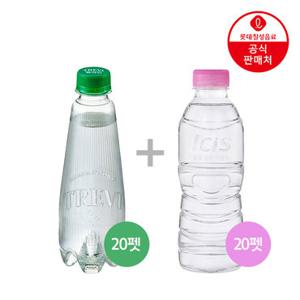 [직영] 롯데칠성 트레비ECO 350ml 20펫+아이시스 300ml 20펫