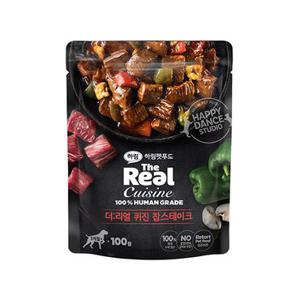하림펫푸드 더리얼 퀴진 찹스테이크 100g