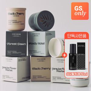 [GS단독] 2개+2개 코코도르 고체 탈취제 190g X 4개 + 섬유탈취제 80ml 1개 증정 l 화장실 담배 집안 실내 냄새제거
