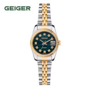 가이거(GEIGER) 여성 노블클래식 말라카이트 메탈시계 GE8054GDCB L