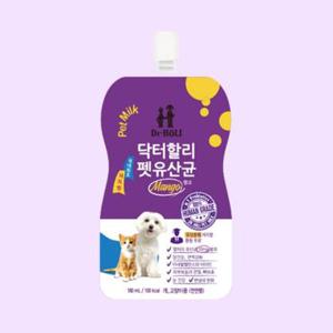 (닥터할리) 펫밀크 유산균 180mL x 10개입 강아지간식 펫간식 펫밀크 강아지우유 반려견간식