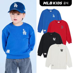 [MLB키즈 공식]26SS 스포티브 베이직 레터링 맨투맨 (4color) 7AMTB0561-SET