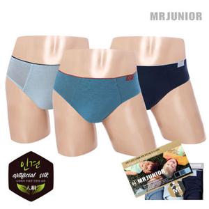 [물랑루즈] MR주니어 올리인견 남브리프 팬티 삼각 남아 주니어팬티 3매입