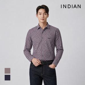 [INDIAN] 잔체크 셔츠_MIENL3F8111