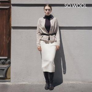 [TV상품]쏘울 자수 캐시 라운드넥 가디건 [런칭 가격 139,900원]