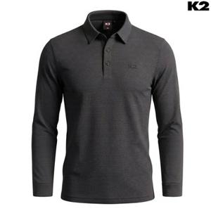 [백화점][케이투 (행사)]k2 남성 간절기 카라 가을 스트라이프 폴로 티셔츠 KMU24281-A