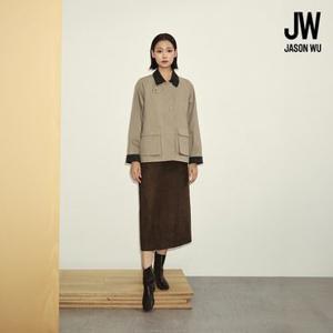 [TV상품]제이슨우 26FW Madison FAUX 스웨이드 스커트 (2 COLORS)
