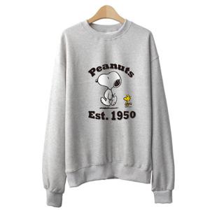 (겨울신상/스누피정품)PEANUTS 스누피 1950오버핏 기모맨투맨 전사프린트 Sweatshirt - mtm 3color