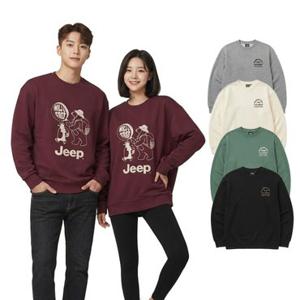 [백화점][지프]Jeep 지프 [남녀공용] 2026 가을 신상품 맨투맨티셔츠 6종 택1