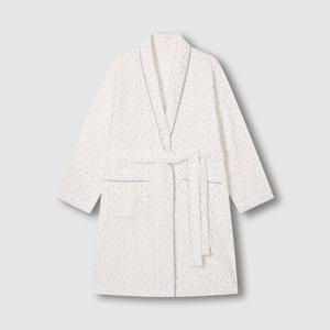 [JAJU/자주] 여 이중지 플라워 파자마 로브_아이보리