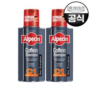 알페신 카페인 샴푸 C1 250ml (모발 강화) X 2 (페이스두피 우드괄사 증정)