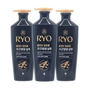 려 홍진단 검은콩 모근영양 샴푸 820ml 3개팩