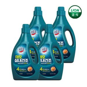 비트 실내건조 블루밍가든 액체세제 3L 본품 x 4개
