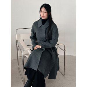 지고트 울 캐시미어 벨티드 발마칸 코트 JRBA0CTC03