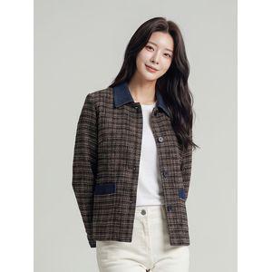 [PAT 여성] 배색포인트 트위드 자켓_1I61203