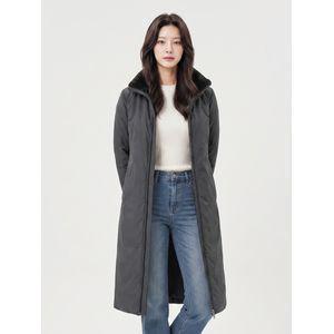 [PAT 여성] 밍크카라 구스 다운 코트_1I81902