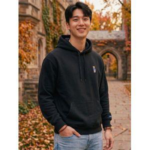 예일 엠브로이더리 댄 후드 블랙 YD01HD6004BK