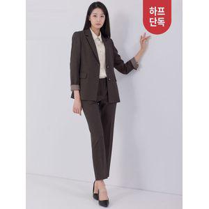 지센 Z-셀렉션 피어로즈 싱글 투버튼 테일러드 자켓 LFFJO992_BR