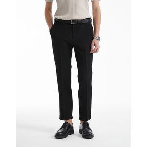 닥스 블랙 [MARZOTTO] 울혼방 3D 패턴 셋업 팬츠 DMPA4BT32BK