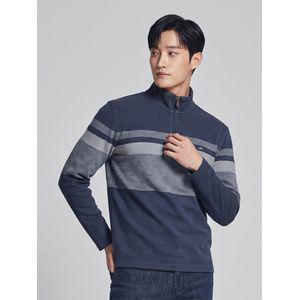 [PAT 남성] 스트라이프 집업 티셔츠_1J75102
