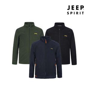 지프 JEEP SPIRIT 남성 가볍고 따뜻한 폴라플리스 점퍼 6종