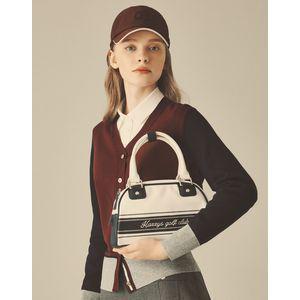 헤지스골프 여성 아이보리 Iris 자수 미니 보스턴 HWGF4F602IV