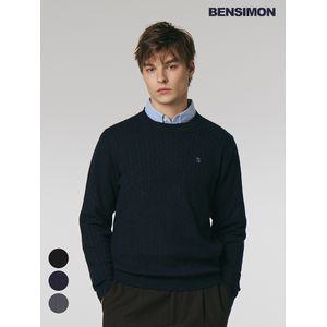 벤시몽 남성 아뜰리에 케이블 니트 3color