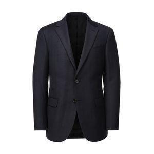 알레그리 다크 네이비 Tech Tailoring LORO PIANA 쉐도우 체크 수트 자켓 ARJA4C414N3