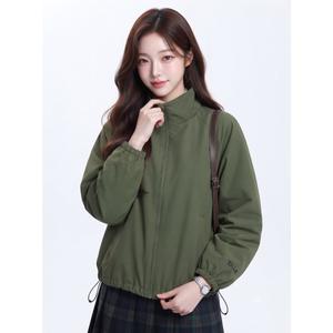 예일 웜업 트랙 블루종 카키 YD08JK7006KH