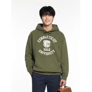 예일 코네티컷 불독스 후드 카키 YEF1HD315A
