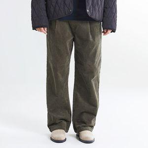 [스파오] [데일리지] 코듀로이 원턱 밴딩 팬츠 (SPTCE4VC01-K)