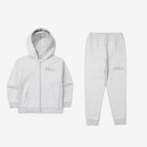 휠라 키즈 후드집업 조거팬츠 상하 세트 슬럽멜란지 FK2FSF1101X