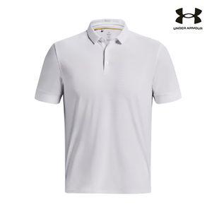 언더아머 남성 UA 커리 마이크로 스플래시 폴로 (1377406-100-K)
