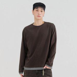 체이스컬트 남성 레이어드 긴팔 티셔츠-FERK5111B08