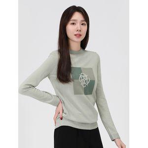 [PAT 여성] 울혼방 컬러블록 스웨터_1I83405