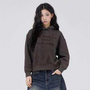 체이스컬트 여성 밍크 기모 후드 티셔츠-EFRG5177D09