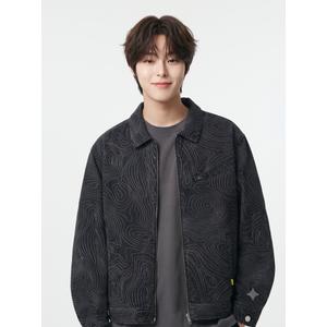 피지컬 디파트먼트 컨투어 맵 데님자켓 블랙 PD01JK0001BK