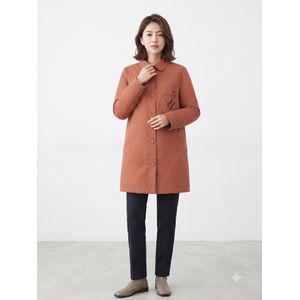 크로커다일레이디 미니멀 모던 자켓 다크 오렌지 CLCFJK201