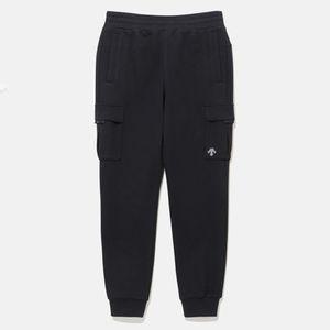 데상트 스포츠테리 카고 조거 팬츠 SQ123UKP12BLK0 트레이닝복