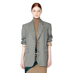 제시뉴욕 체크 테일러드 클래식 블레이저_MF85NRJL6670_BGM