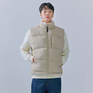 체이스컬트 남성 리버시블 밍크 보아 패딩 베스트-CFRK7313C0X