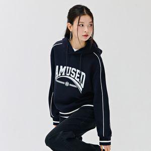 체이스컬트 [2color] W 파이핑 후드 티